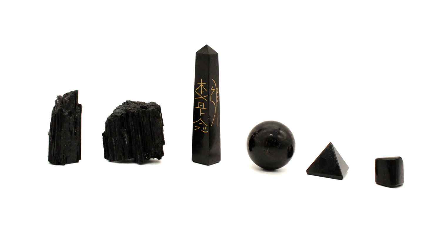 Kristall Set – Schwarzer Turmalin